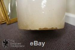 Antique 5 Gallon Eagle Stoneware Crock Primitve Earthenware Wood Dasher Churn