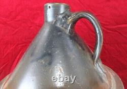 Antique 5 Gallon Glazed Stoneware Crock Handled Whiskey Moonshine Jug