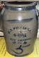 Antique 5 Gallon R. T. Williams New Geneva Pa Pitcher Salt Glaze Stonewarescarce