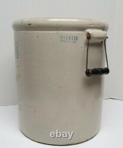 Antique 6 Gallon Red Wing Union Stoneware Pottery Crock With 2 wing
