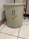 Antique 8 Gallon Red Wing Crock With 4 Wing With Bail Handles Local Pickup Only