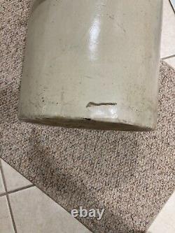 Antique 8 Gallon Red wing Crock With 4 Wing with Bail handles LOCAL PICKUP ONLY