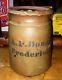 Antique Ap Donaghha Stoneware Canner Crock, Fredericktown Pa