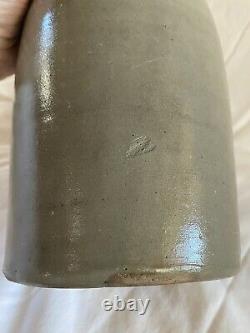 Antique A. P. Donaghho stoneware crock made in Parkersburg WV