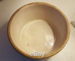 Antique Art Deco Stoneware Crock Butter Crock Bowl 7.5