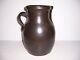 Antique Brown Stoneware Crock Jug Pitcher 11 Tall