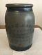Antique C&h Hast Salt Glazed Stoneware Merchant Jar-crock, Cobalt, Cumberland Md