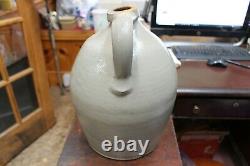 Antique C. Hart & Son Sherburne New York Ovoid Stoneware 3 Gallon Jug Excellent
