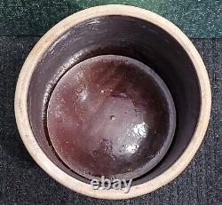 Antique Cobalt Bee Sting 3 Gallon Salt Glaze Stoneware Crock