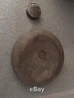 Antique Cobalt Decorated Stoneware Batter Jug Crock Aafa