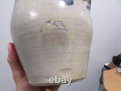 Antique Cobalt Decorated Stoneware Crock Smith & Day