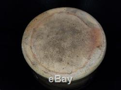 Antique Cowden & Wilcox Cobalt Decorated Stoneware Pitcher Crock