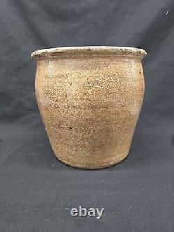 Antique Cowden & Wilcox Harrisburg Pa stoneware crock 1850-1860s