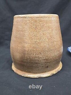 Antique Cowden & Wilcox Harrisburg Pa stoneware crock 1850-1860s