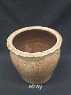 Antique Cowden & Wilcox Harrisburg Pa stoneware crock 1850-1860s