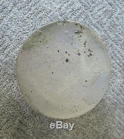 Antique Crock Stoneware 1/2 Gallon Cobalt Slip Vintage Salt Glaze Primitive
