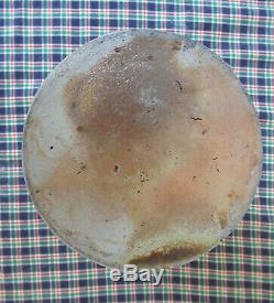 Antique Crock, Stoneware Half Gallon, Cobalt Decorated, Gray/Brown Salt Glaze