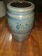 Antique Decorated Stoneware Crock Jar Southwest Pa 1 Gallon