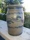 Antique Decorated Stoneware Crock Jar Southwest Pa 1 Gallon Donaghho Wv