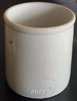 Antique Five Point Blue Star #2 Stoneware Crock 2 Gallon USA