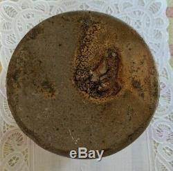 Antique J. E. ENEIX New Geneva Pa Cobalt Stoneware Crock Wax Seal Canning Jar