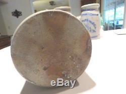 Antique John P. Eberhart New Geneva, PA Stoneware 8 1/2 Wax Sealer