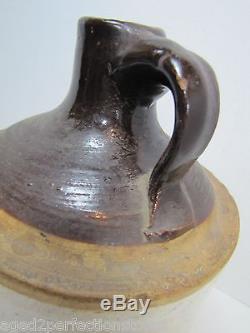 Antique M BOSAK Co SCRANTON Pa Stoneware Jug early 1900s small whiskey crock jug