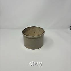 Antique Macomb Stoneware Co. Pottery Crock (1893-1906)