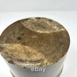 Antique Macomb Stoneware Co. Pottery Crock (1893-1906)