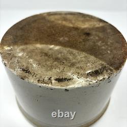 Antique Macomb Stoneware Co. Pottery Crock (1893-1906)