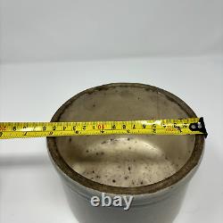 Antique Macomb Stoneware Co. Pottery Crock (1893-1906)