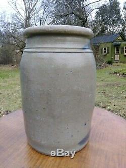 Antique Maryland Merchant Stoneware Crock