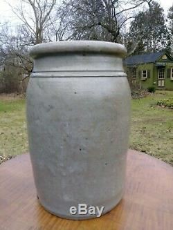 Antique Maryland Merchant Stoneware Crock