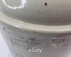 Antique Original RED WING Stoneware 4 Gallon BIRCH LEAF JUG Cobalt Crock Pottery