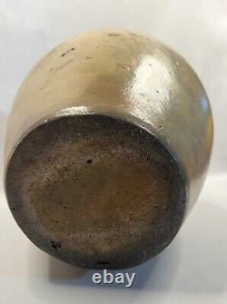 Antique Ovoid Stoneware Salt Glazed Jug