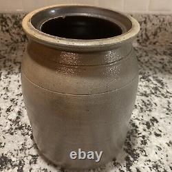 Antique Pennsylvania Stoneware Crock Signed Sipe, Nichols & Co Williamsport PA