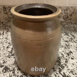 Antique Pennsylvania Stoneware Crock Signed Sipe, Nichols & Co Williamsport PA