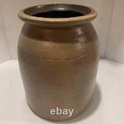 Antique Pennsylvania Stoneware Crock Signed Sipe, Nichols & Co Williamsport PA