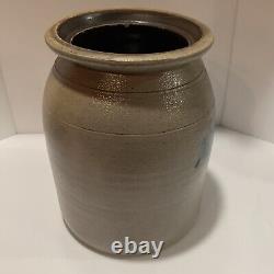 Antique Pennsylvania Stoneware Crock Signed Sipe, Nichols & Co Williamsport PA