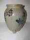 Antique Philadelphia Stoneware Jar, Crock, Cobalt Flowers, Circa 1850's