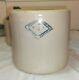Antique Pittsburgh Pottery Co. Kansas Stoneware Crock #3 Three Gallon Nice