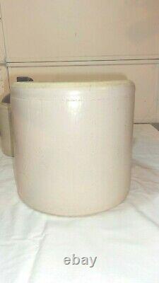 Antique Pittsburgh Pottery Co. Kansas Stoneware Crock #3 Three Gallon NICE