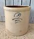 Antique Primitive 2 Gallon Red Wing Salt Glaze Stoneware Crock