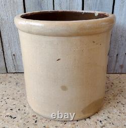 Antique Primitive 2 Gallon Red Wing Salt Glaze Stoneware Crock