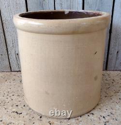 Antique Primitive 2 Gallon Red Wing Salt Glaze Stoneware Crock