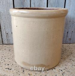 Antique Primitive 2 Gallon Red Wing Salt Glaze Stoneware Crock