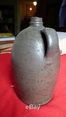 Antique Primitive Salt Glazed Stoneware Jug HAMILTON & Co Greensboro