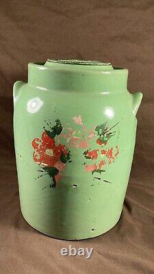 Antique Primitive Stoneware Canning Canner Storage Jar Crock Pantry Jar Crock