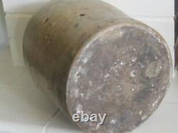 Antique Primitive Stoneware Crock Jug 13.5x 81/4