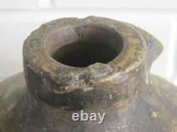 Antique Primitive Stoneware Crock Jug 13.5x 81/4